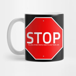 STOP sign Mug